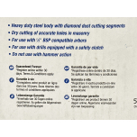 Silverline 427560 Diamond Core Drill Bit 107mm x 47mm