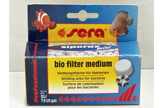 Sera Siporax Mini Professional Bio Filter Medium for Aquariums up to 30L