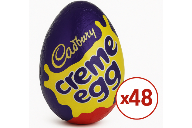 Cadbury Creme Egg Milk Chocolate Fondant Eggs 48 x 40g