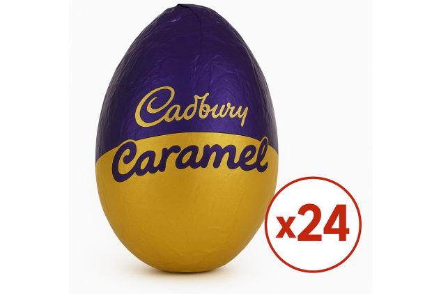 Cadbury Caramel Egg Milk Chocolate with Caramel Filling 24 x 40g