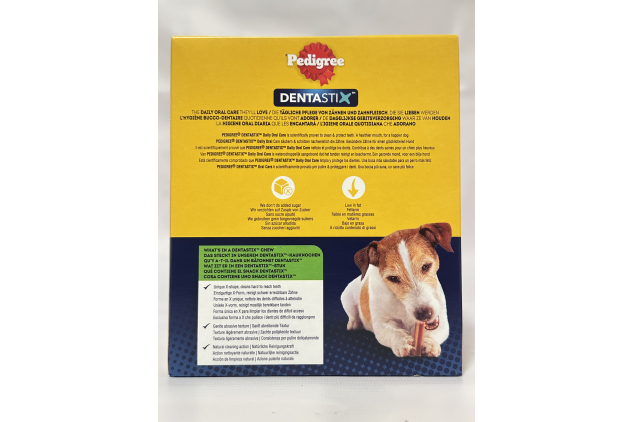 Pedigree DentaStix, Functional Snacks, Daily Dental Chews for Small Dogs (5 -10 kg), Megapack of 16 x 7 (112 Sticks)
