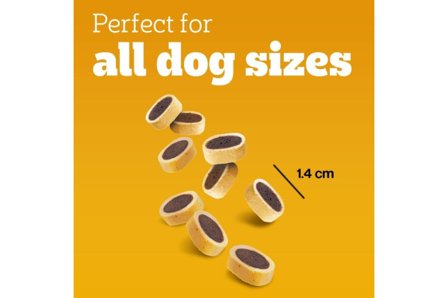 Pedigree Tasty Minis Cheesy Dog Training Treats with Cheese & Beef 8 x 140g