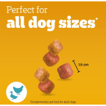Pedigree Tasty Minis Chewy Cubes Dog Treats Chicken & Duck 8 x 130g Bags