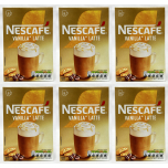 Nescafe Vanilla Latte Instant Coffee Sachets – 48 Servings (6 × 8 Packs)