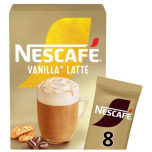 Nescafe Vanilla Latte Instant Coffee Sachets – 48 Servings (6 × 8 Packs)