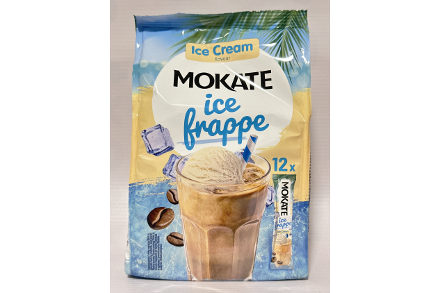Mokate Ice Frappe Instant Coffee 12 Sachets – Ice Cream Flavour – Iced Drink