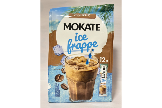 Mokate Classic Ice Frappe Coffee – 12 Sachets – Instant Iced Coffee Drink – Refreshing, Creamy Summer Beverage – Just Add Cold Water or Milk
