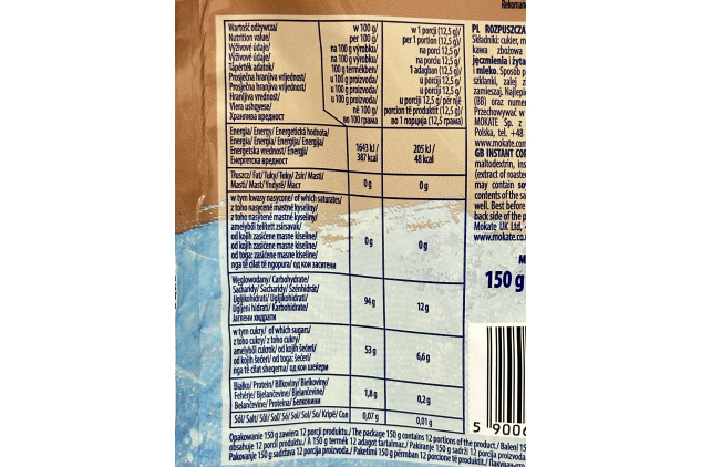Mokate Classic Ice Frappe Coffee – 12 Sachets – Instant Iced Coffee Drink – Refreshing, Creamy Summer Beverage – Just Add Cold Water or Milk