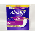 Always Expert Daily Extra Protect Pantyliners – 48 Normal Liners – Light Scent & Odour Lock