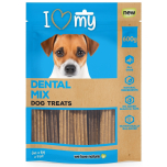 I Love My Pets Dental Mix Dog Treats – 600g Bumper Pack – Chewy Sticks
