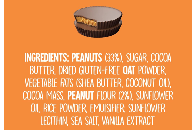 Love Raw Vegan Milk Chocolate Flavour Peanut Butter Cups – 18 x 34g | Plant-Based, Gluten-Free