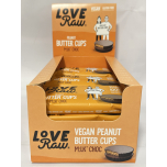 Love Raw Vegan Milk Chocolate Butter Cups – 36 x 34g | Plant-Based, Gluten-Free, No Palm Oil