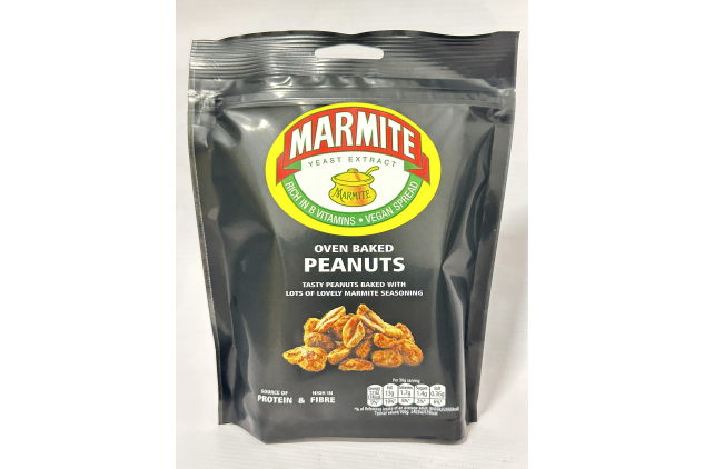 Marmite Oven Baked Peanuts 6×190 g – Sharing Snack, Vegan, No Added Sugar