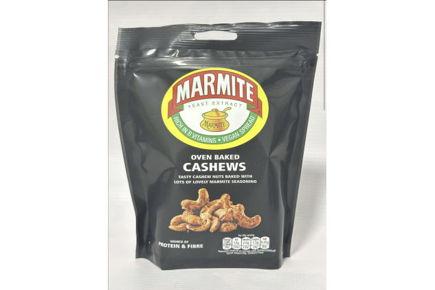 Marmite Oven Baked Cashews 5 X 90g High Protein, Vegan, No Added Sugar