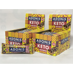 Adonis Peanut Butter & Cocoa Keto Bars – 32×45 g | Vegan • Low‑Sugar • High‑Protein