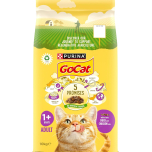 Go-Cat Adult Chicken & Duck Dry Cat Food – 10kg Bag – Complete Nutrition for Adult Cats – With Veg & Added Vitamins
