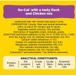 Go-Cat Adult Chicken & Duck Dry Cat Food – 10kg Bag – Complete Nutrition for Adult Cats – With Veg & Added Vitamins