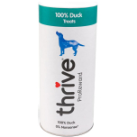 thrive ProReward Duck Dog Treats – 500g MaxiTube – 100% Freeze-Dried Duck – High Protein Training Reward for Dogs
