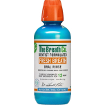 The Breath Co. Mouthwash – 500ml – Icy Mint – Dentist Formulated – Alcohol Free – 12 Hours Fresh Breath – Non-Burning Oral Rinse