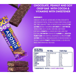ADONIS Keto High Protein Bars – Double Chocolate Crisp – 32 × 45g – Vegan Low Sugar