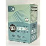 Hunter & Gather Restore Daily Electrolytes Unflavoured – 30 x 3.8g Sachets | No Sugar | Keto Friendly