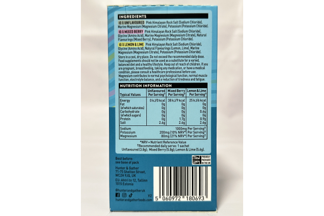 Hunter & Gather Restore Electrolytes Variety Pack – 30 Sachets | No Sugar or Sweeteners | 100% Natural Hydration | Keto Friendly