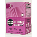 Hunter & Gather Restore Electrolytes – Mixed Berry | 30 x 5.8g Sachets | No Sugar | Keto | Natural Hydration