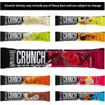 Warrior Crunch Protein Bars – Variety Pack (12 x 64g) | 20g Protein | Low Carb & Low Sugar | High Protein Snack Box
