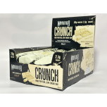 Warrior Crunch Protein Bars – White Chocolate Crisp | 12 x 64g | 20g Protein | Low Sugar & Low Carb | High Protein Snack