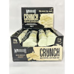 Warrior Crunch Protein Bars – White Chocolate Crisp | 12 x 64g | 20g Protein | Low Sugar & Low Carb | High Protein Snack