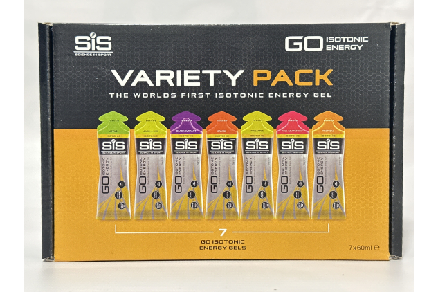 Science in Sport GO Isotonic Energy Gels – 7 Assorted Flavours | 22g Carbs per Gel | No Water Needed | Low Sugar Running Fuel