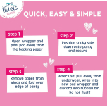 Lil-Lets Teens Long Pads with Wings – 60 Pads (5 x 12 Packs) | Unscented | Soft & Petite Design | Medium Flow Sanitary Towels | First Period Pads for Teenagers | Bulk Pack