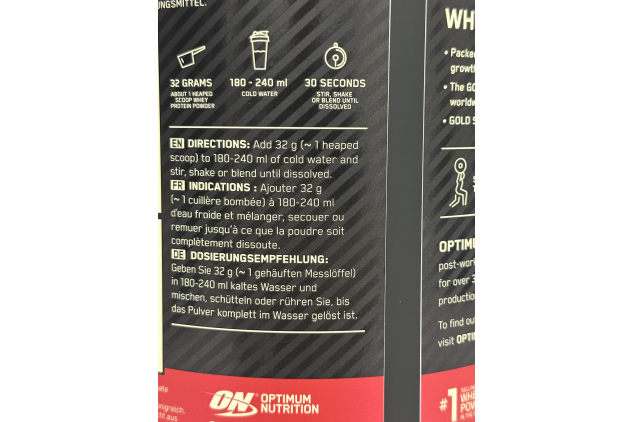 Optimum Nutrition Gold Standard Whey – Cookies & Cream – 896g (28 Servings) – High Protein Shake with BCAAs