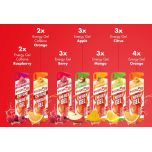 HIGH5 Energy Gel Mixed Pack Natural Fruit Juice With & Without Caffeine 20 x 40g