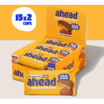 ahead Peanut Butter Cups – 15 × 2-Pack (510g Total) | No Added Sugar | Keto-Friendly