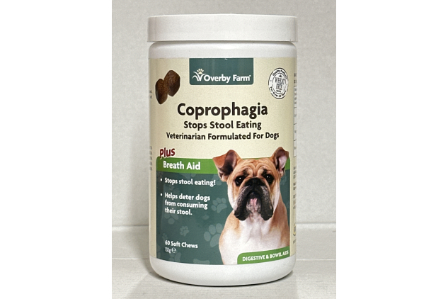 Coprophagia Stop – 60 Soft Chews | Stool Eating Deterrent for Dogs | Chicken Flavour