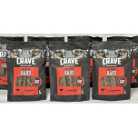 Crave Protein Bars Dog Treats – Beef Flavour – 7 x 76g Packs | High Protein