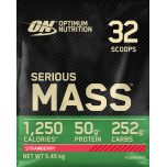 Optimum Nutrition Serious Mass Protein Powder – Strawberry – 5.45kg – High Calorie Weight Gainer