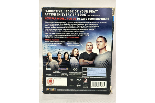 Prison Break - Complete Season 1-4 [Blu-ray] [Region A & B] Used Condition