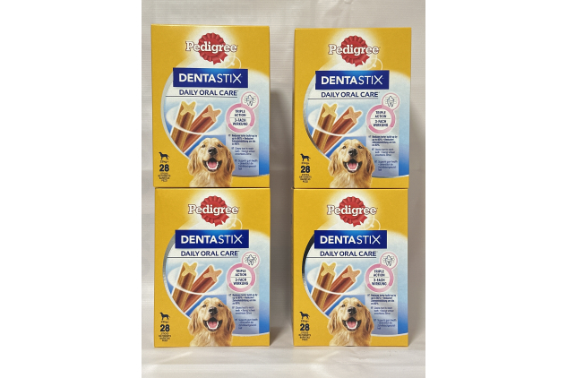 Pedigree Dentastix – Dental Dog Chews – Large Dogs 25kg+ – 4 x 28 Sticks – Megapack