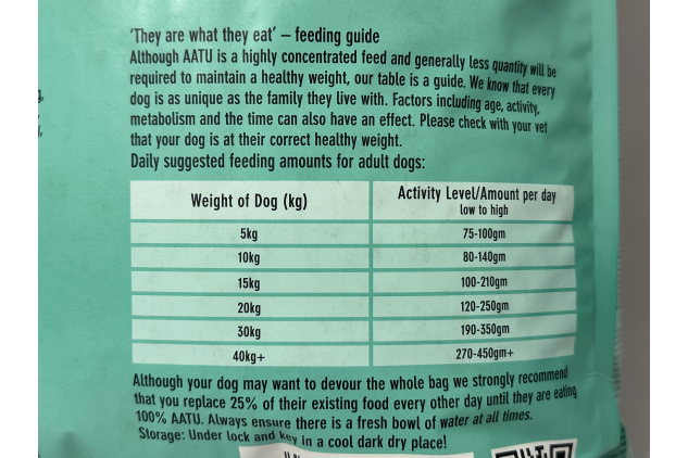 AATU 80/20 Complete Dry Dog Food with Salmon & Shellfish – 10kg – High Protein, Grain Free