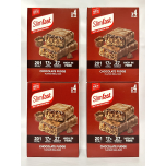 SlimFast Chocolate Fudge Meal Replacement Bars – 16 x 60g (4 Packs of 4) – High Protein & 27 Vitamins