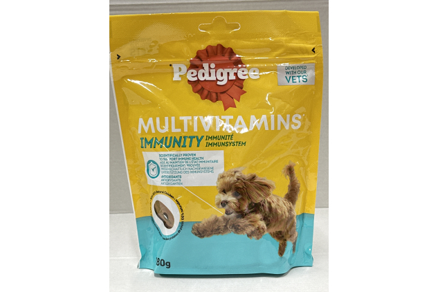 Pedigree Dog Multivitamins Immunity | 30 Soft Chews | Chicken Flavour