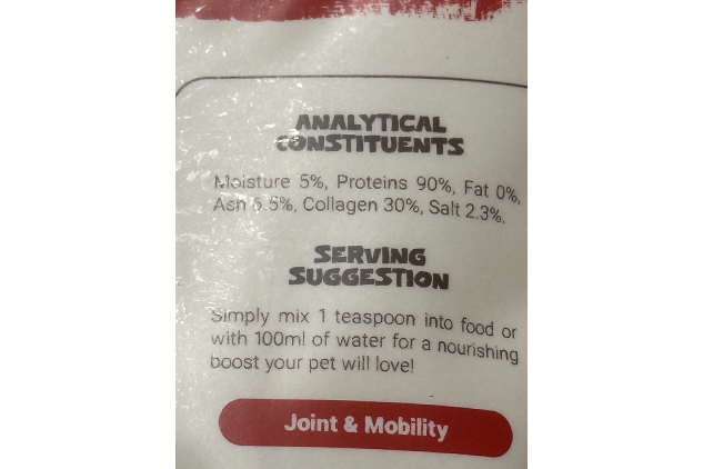 Pets Chicken Bone Broth for Dogs & Cats 250g Supports Joints Digestion Immunity & Healthy Skin and Coat