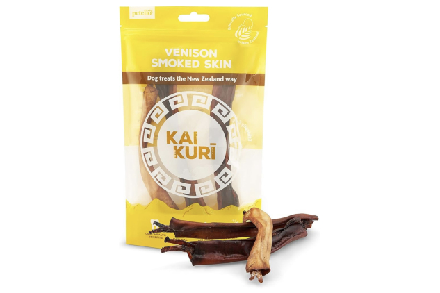 Smoked Venison Dog Treat – 100% Natural Air-Dried Shank Skin 50g | High Protein, Low Fat