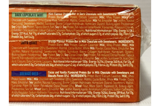 Grenade Protein Bar Selection Box – 12 x 60g Variety Pack | High Protein, Low Sugar