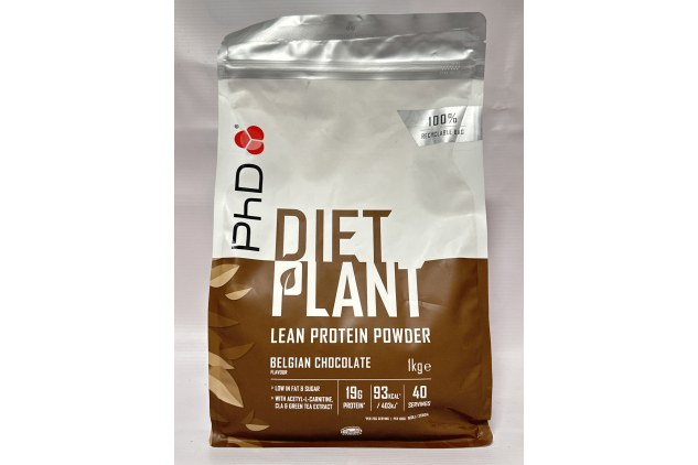 PhD Nutrition Diet Plant – Belgian Chocolate – 1kg (40 Servings)