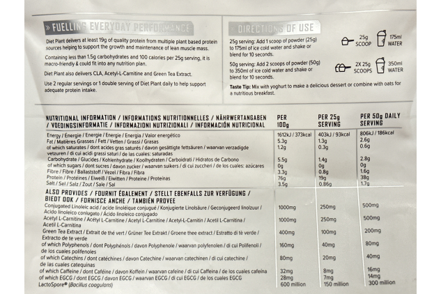 PhD Nutrition Diet Plant – Belgian Chocolate – 1kg (40 Servings)