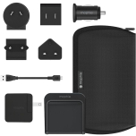 Mophie Charge Stream Global Travel Kit – Wireless Charging Pad with Car & Wall Adapters – Worldwide Compatibility (NA, EU, UK, AU, CN) – Qi-Enabled Devices – Black