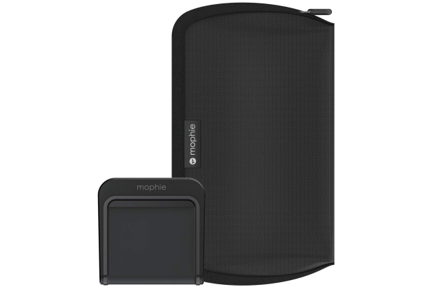 Mophie Charge Stream Global Travel Kit – Wireless Charging Pad with Car & Wall Adapters – Worldwide Compatibility (NA, EU, UK, AU, CN) – Qi-Enabled Devices – Black